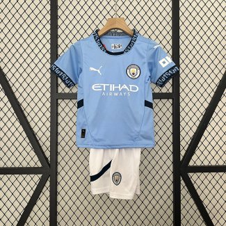 Camiseta Manchester City Ninos Primera 2024/2025