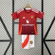 Camiseta Manchester United Ninos Primera 2024/2025